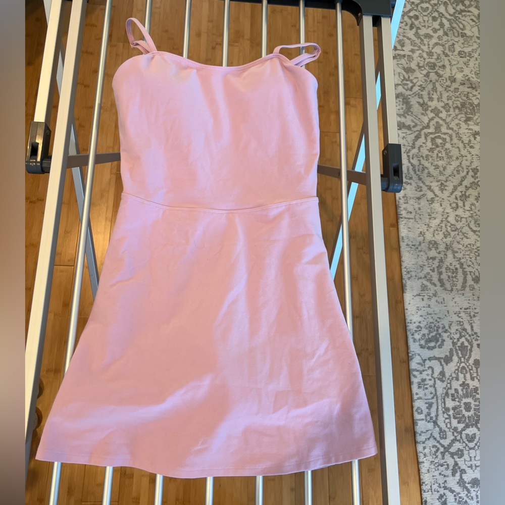 Pink exercise dress